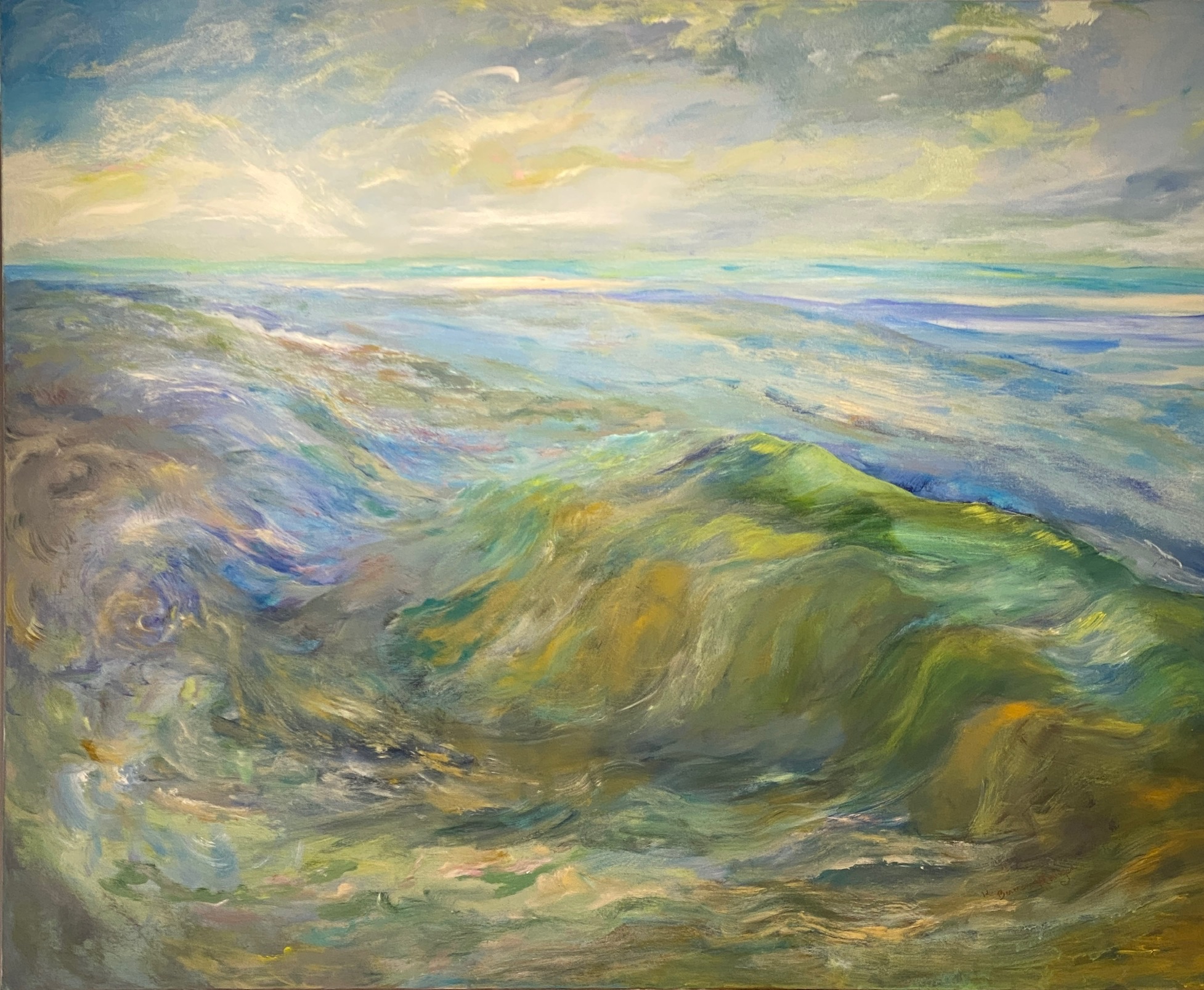 acrylic painting on canvas